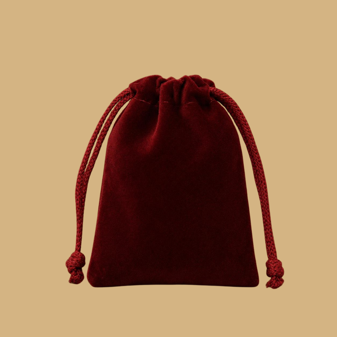 Bolsa terciopelo Roja