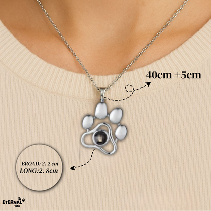 Paw Print Memory Necklace