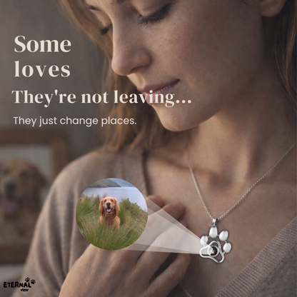 Paw Print Memory Necklace