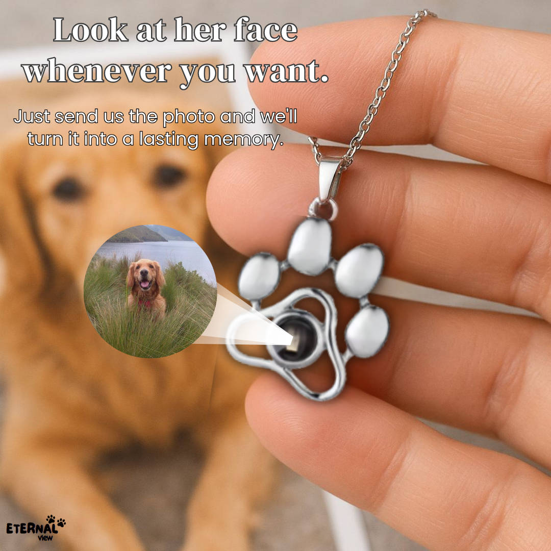 Paw Print Memory Necklace
